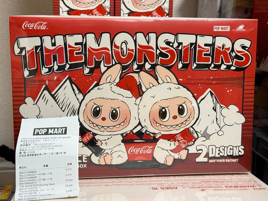 Coca-Cola THE MONSTERS ビニールフェイス アソートボックス THE MONSTERS COCA-COLA SERIES-Vinyl Face Blind Box 1PCS – POPNATION