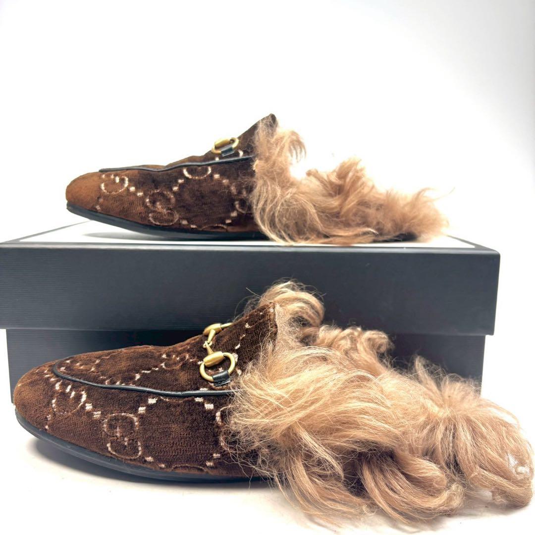 GUCCI グッチ プリンスタウン ミュール GG ホースビット 37 - メルカリ