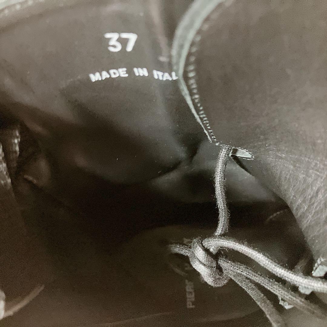 ピエール アルディ VALENTINA ブーツ レザー ブラック 厚底 37 - メルカリ