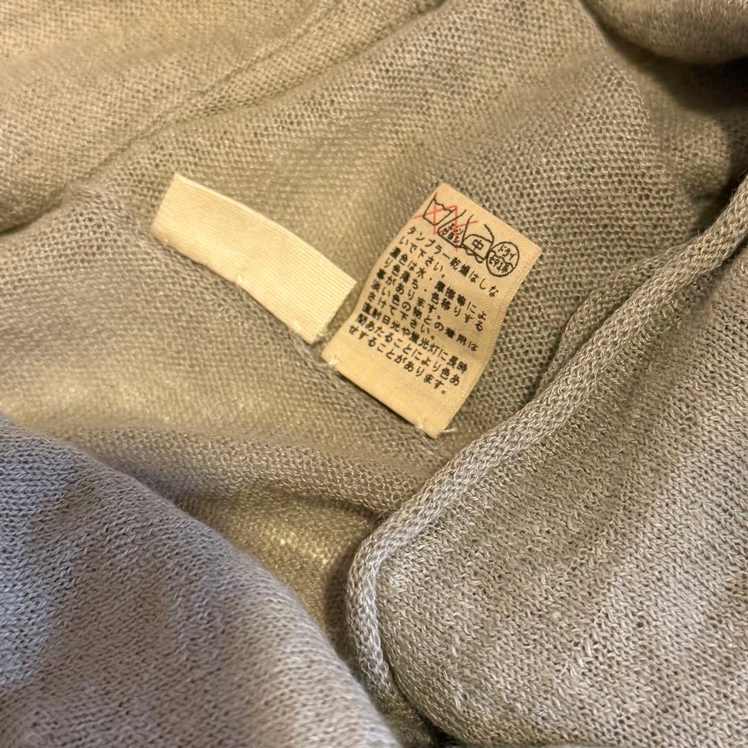 JURGEN LEHLヨーガンレール アルパカ混 お洒落カーディガン