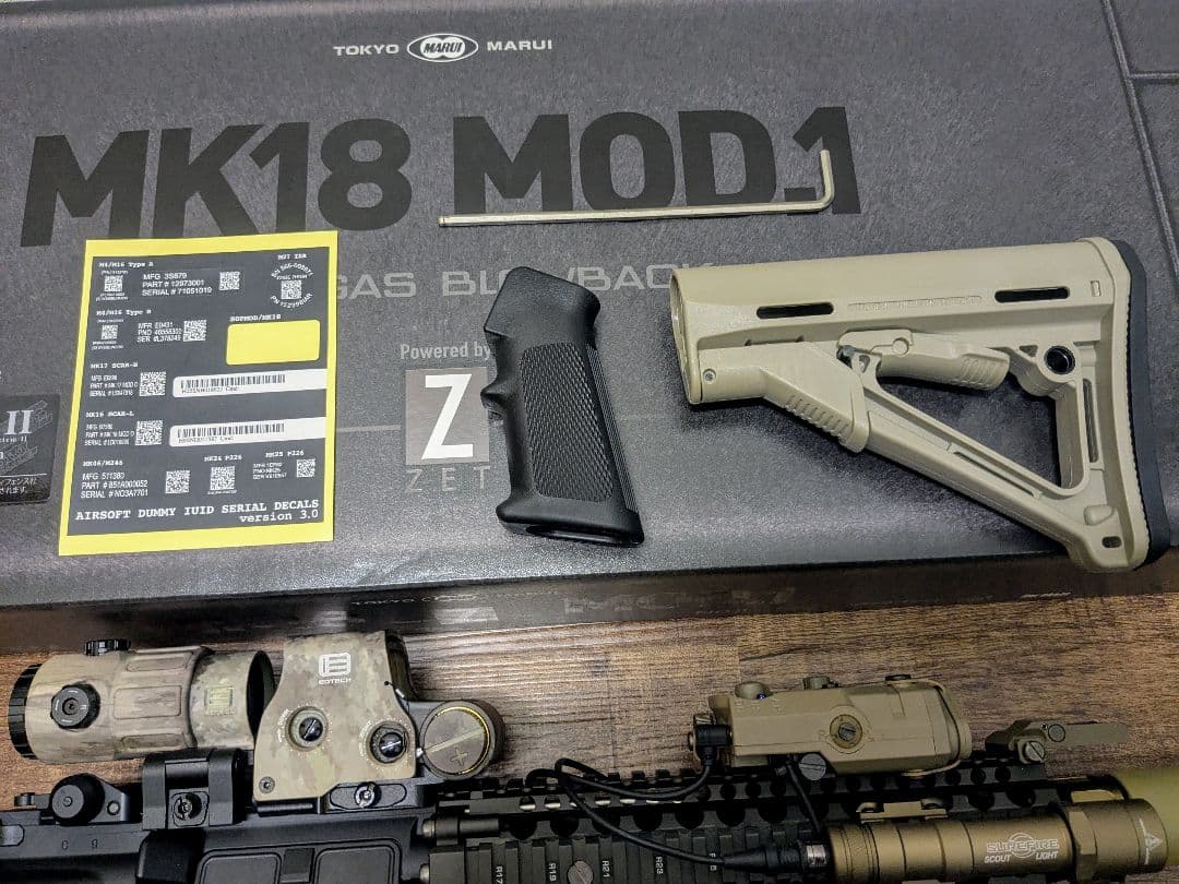 東京マルイ MK18 MOD1 mk18mod1 マーク18 M4 付属品あり - メルカリ
