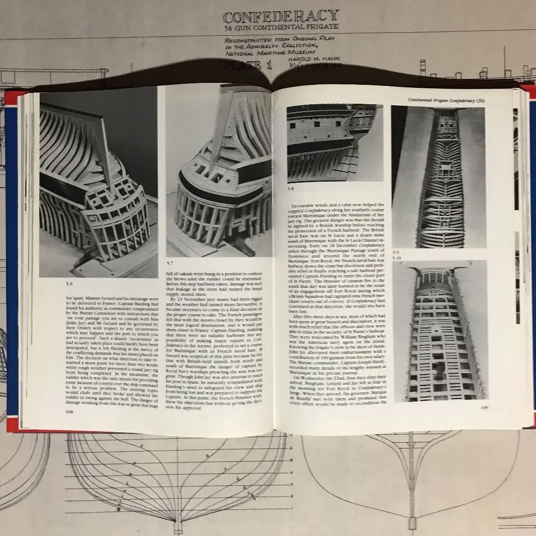 Harold Hahn著：帆船模型参考洋書,CD&Confederacy図面8枚 - メルカリ