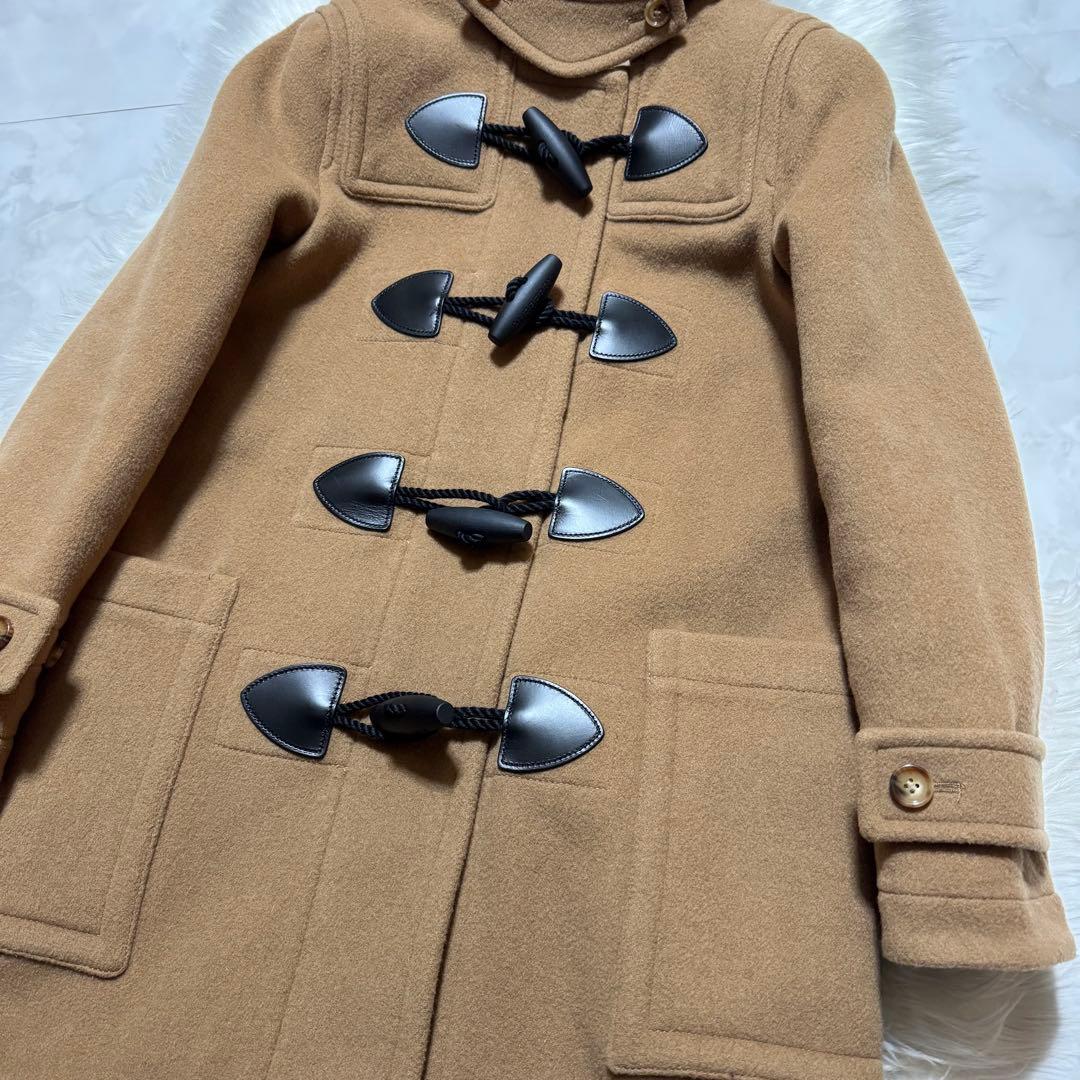 本物 現行タグ 極美品 バーバリー レザー切替 ノバチェック ダッフル