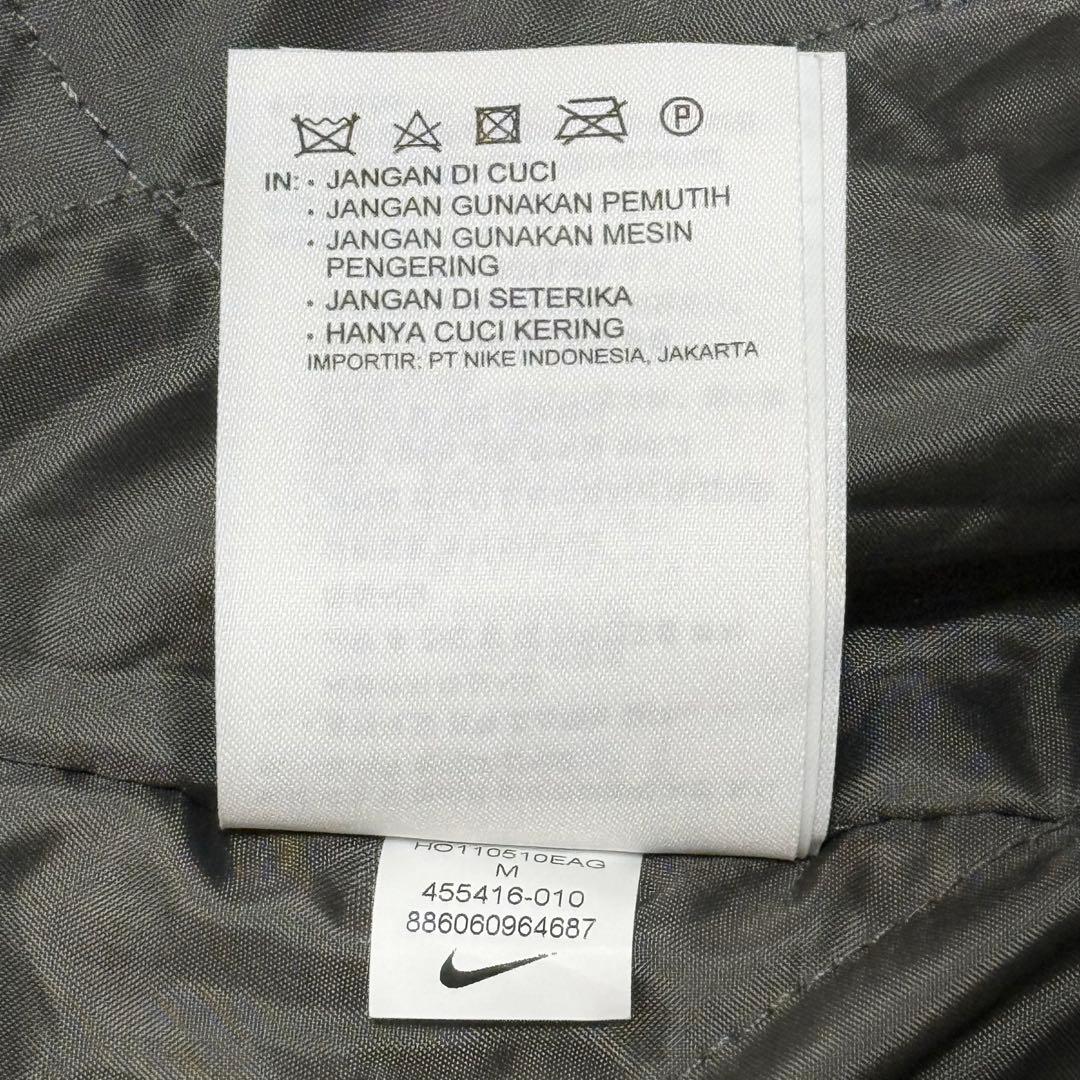 美品】NIKE スタジャン ブルゾン スウッシュロゴ 刺繍 ワッペン 短丈