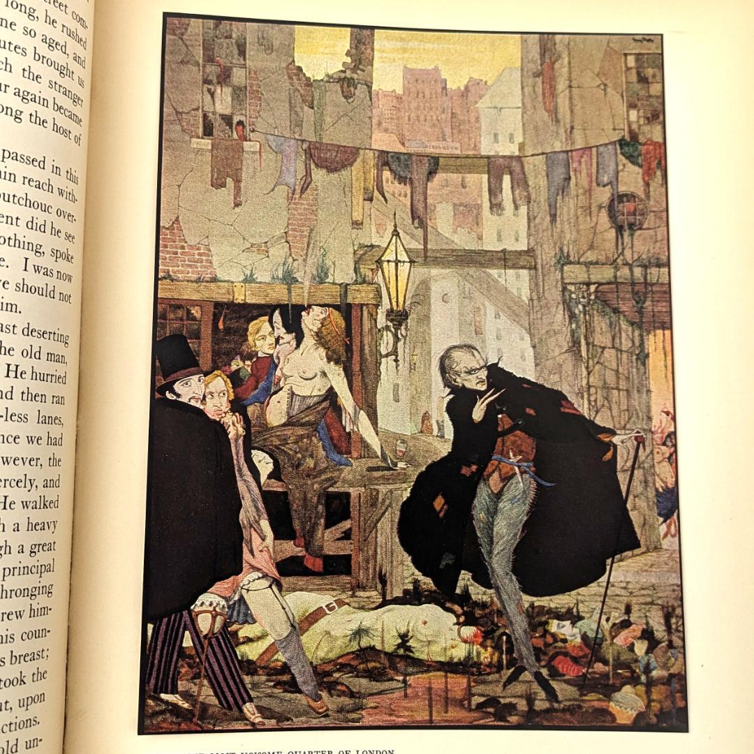 奇妙奇天烈 ハリー クラーク挿画本☆ポオ怪奇小説集 カラー図版総揃