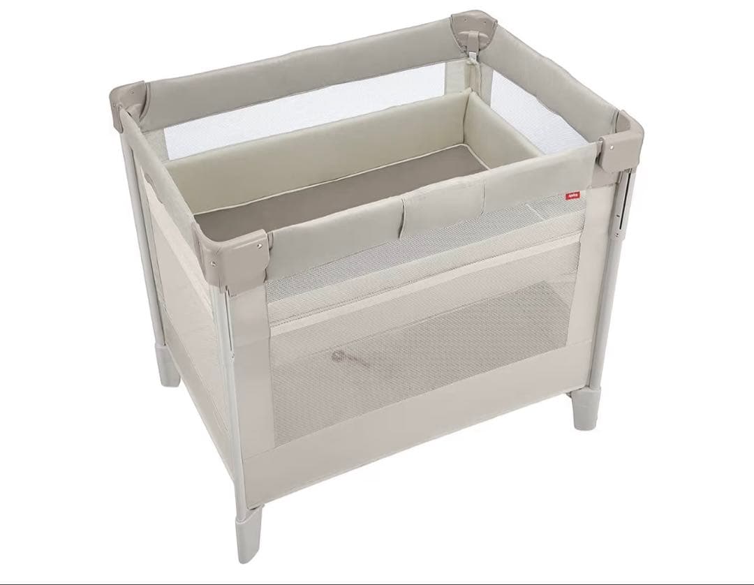 ask　Apricaベビーベッド ココネルエアープラス ホワイトベージュ 楽天市場】ココネルエアープラスAB アップリカ 正規品 コンパクト