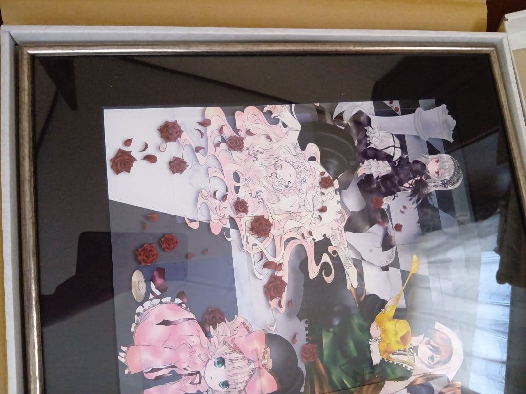 ローゼンメイデン 薔薇乙女 額装イラスト 額 500名限定？ レア