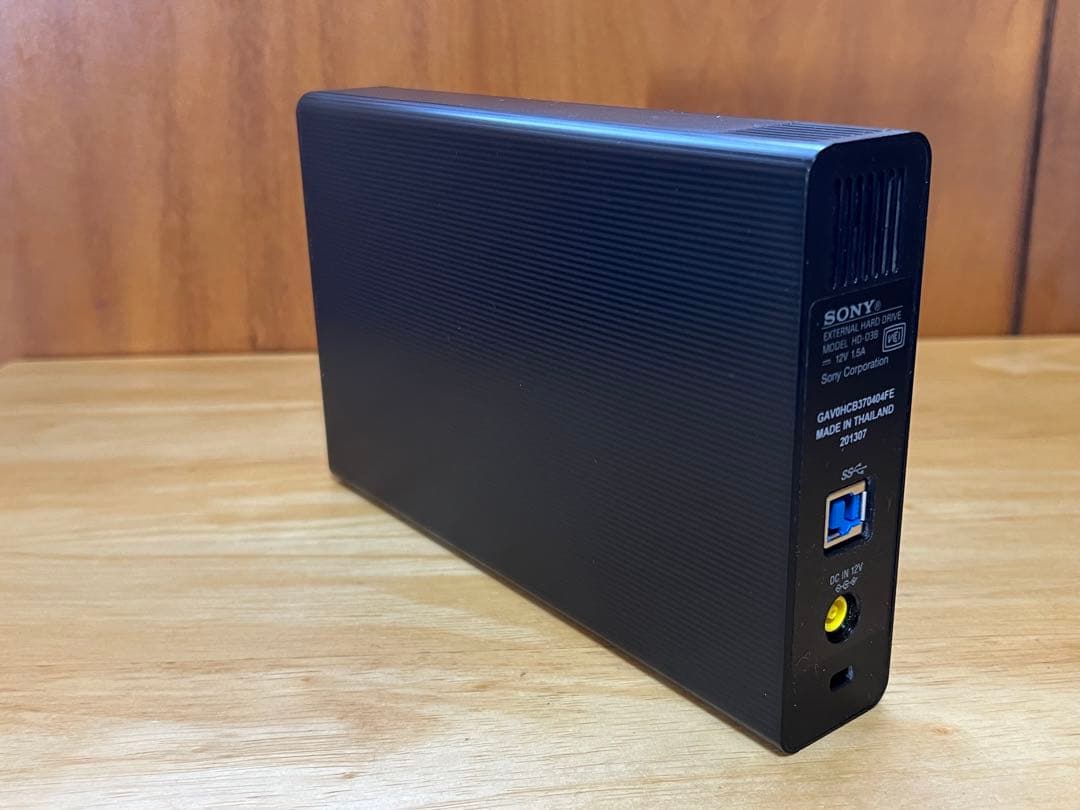 SONY TV録画用 blue-rayレコーダー外付けHDD USB 3.0TB