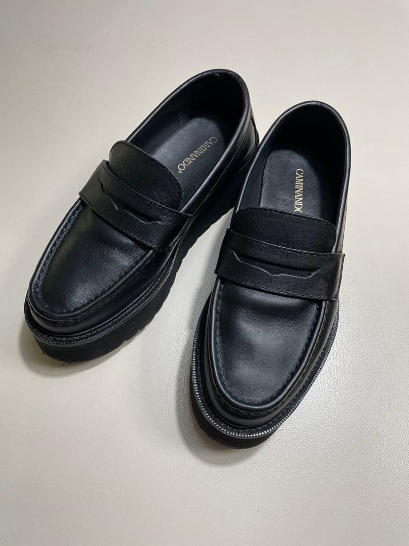 ローファー CAMINANDO ボリュームソール 厚底 y2k 25cm - メルカリ