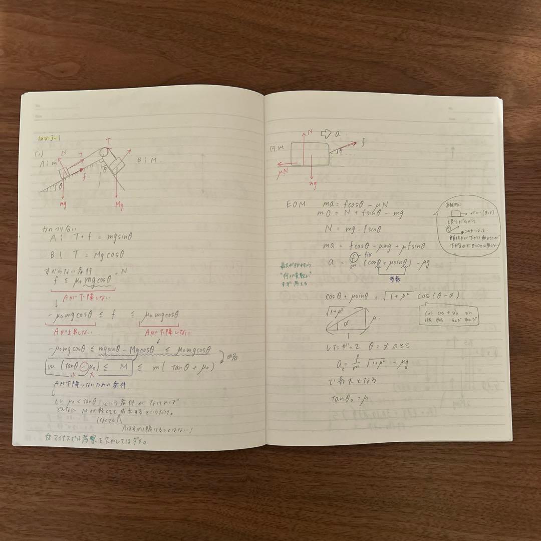 難関物理 PART 1 & PART 2 + ノート - メルカリ