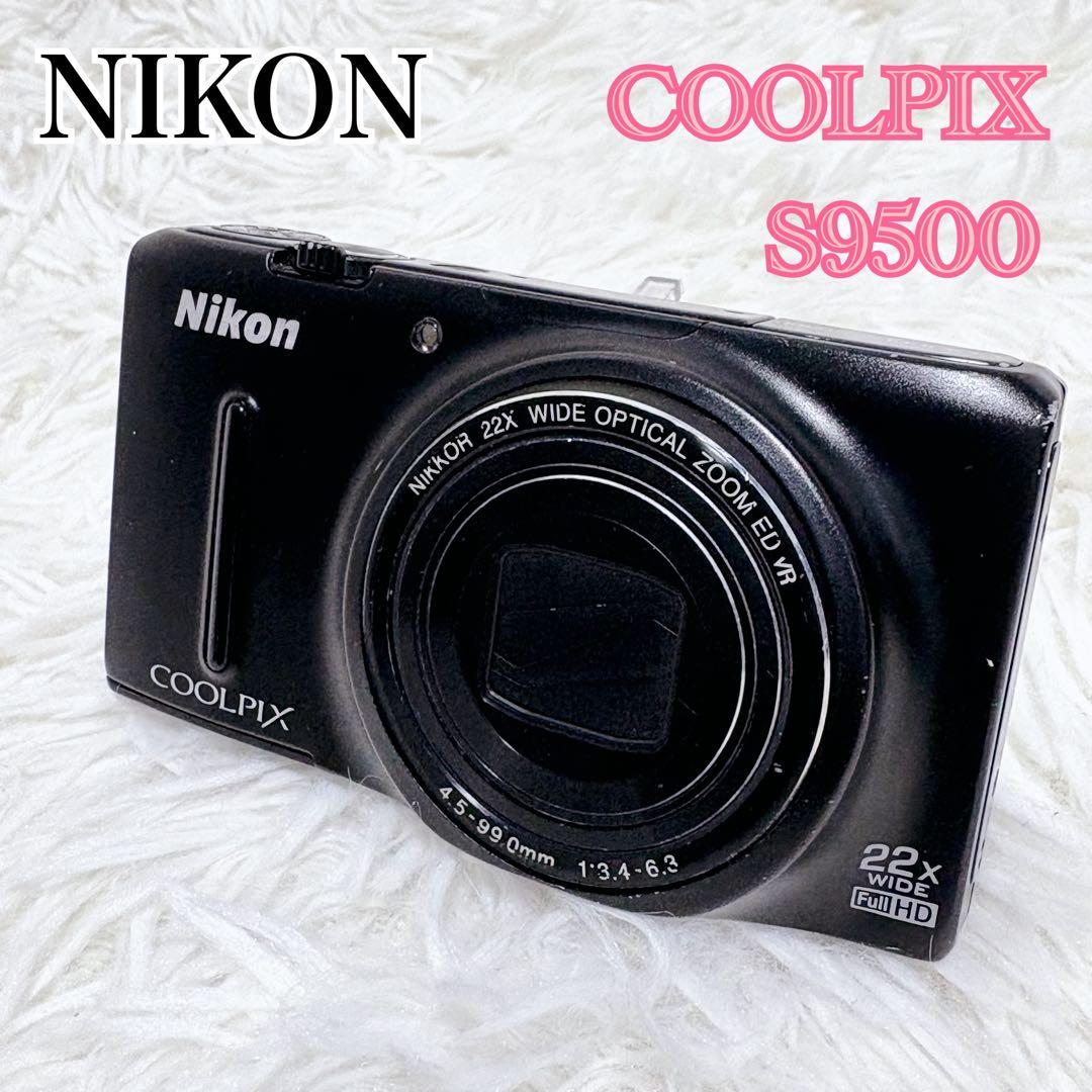 正常動作✨NIKON COOLPIX S9500 コンデジ Wi-Fi ブラック Amazon | Nikon デジタルカメラ COOLPIX S9500 光学22倍ズーム Wi-Fi