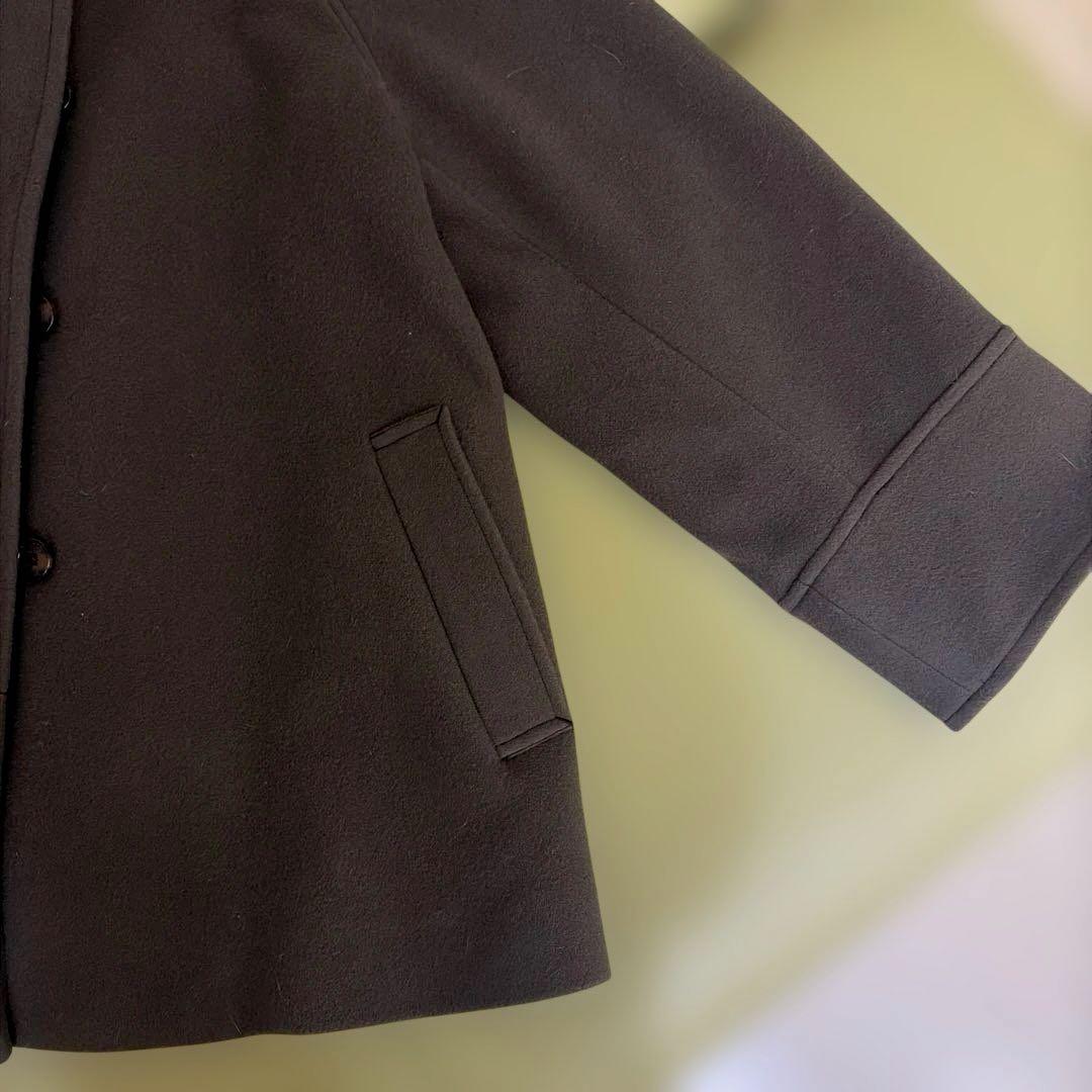 尾州ウールスーパー100Aラインコート ブラウン 38 - メルカリ