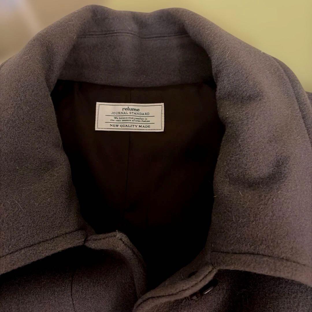 尾州ウールスーパー100Aラインコート ブラウン 38 - メルカリ