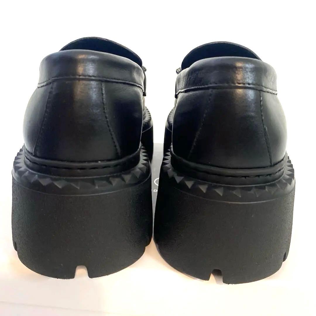 m*2様 ジミーチュウ ローファー ブラック ビジュー BRYER プラットフォ