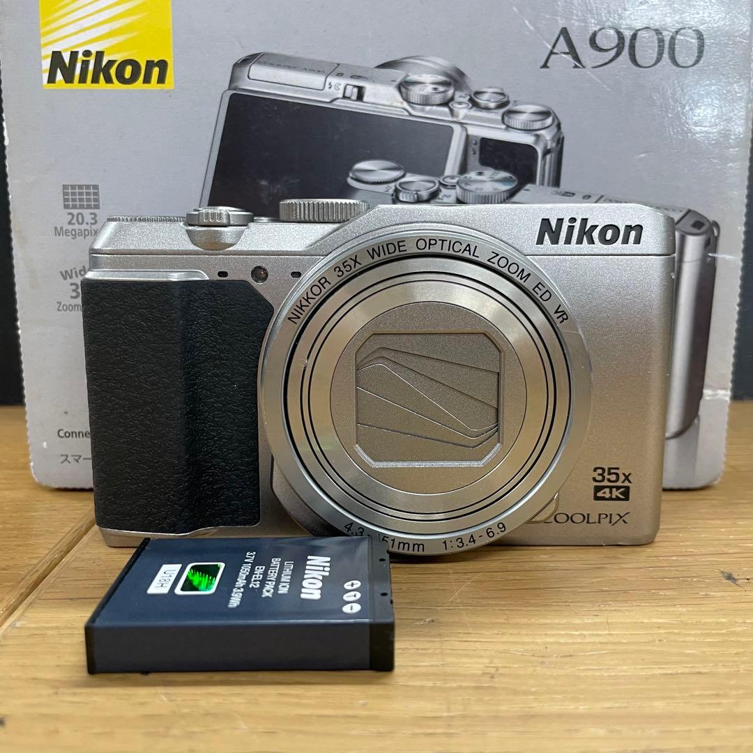 動作品 Nikon COOLPIX A900 コンパクトデジタルカメラ A900 コンパクトデジタルカメラ COOLPIX（クールピクス） シルバー