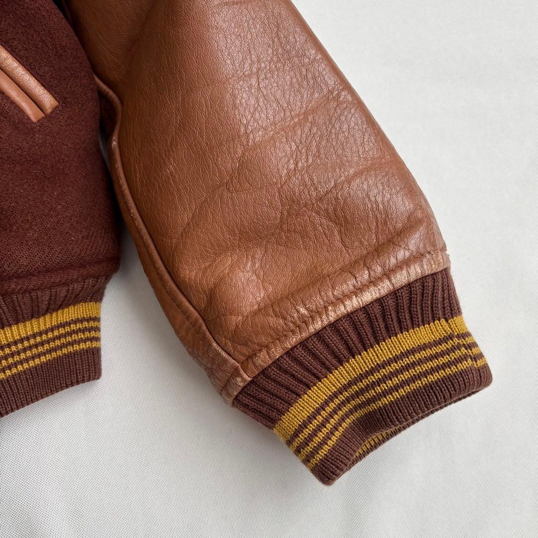 80s】MEN'S BIGIメンズビギ 袖レザー ウール スタジャンの通販はau PAY