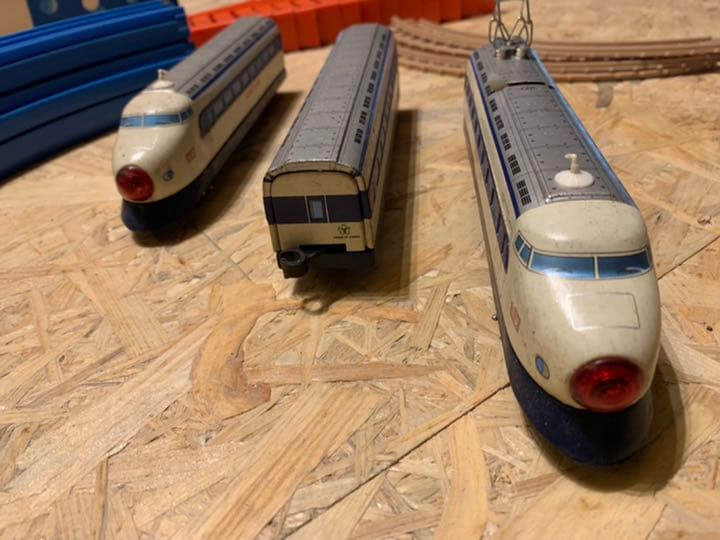 再値下げ】骨董品 ブリキ 超特急ひかり号 Aー1002 レール付き