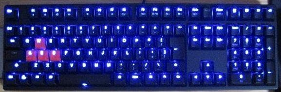 ★送料込 新品青色光るメカニカルキーボードDuckyDK9008Shine2★ Ducky、バックライトを搭載した茶軸キーボード - 価格.com