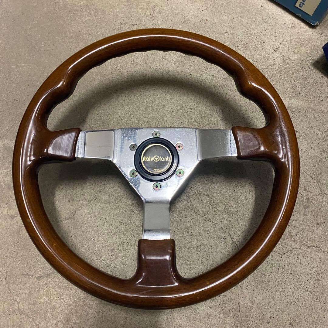 イタルボランテ ウッド ステアリング - メルカリ