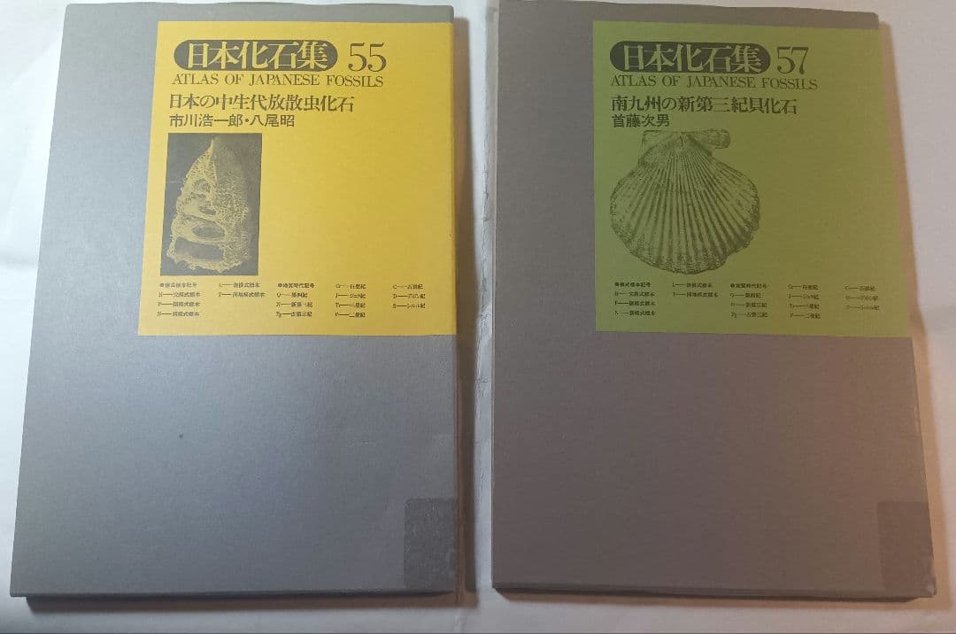 日本化石集 56,58 築地書館 編集・日本化石集編集委員会 - メルカリ