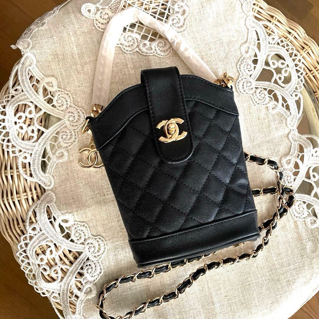 CHANEL ブラック キルティング ミニバッグ 2way ノベルティ - メルカリ