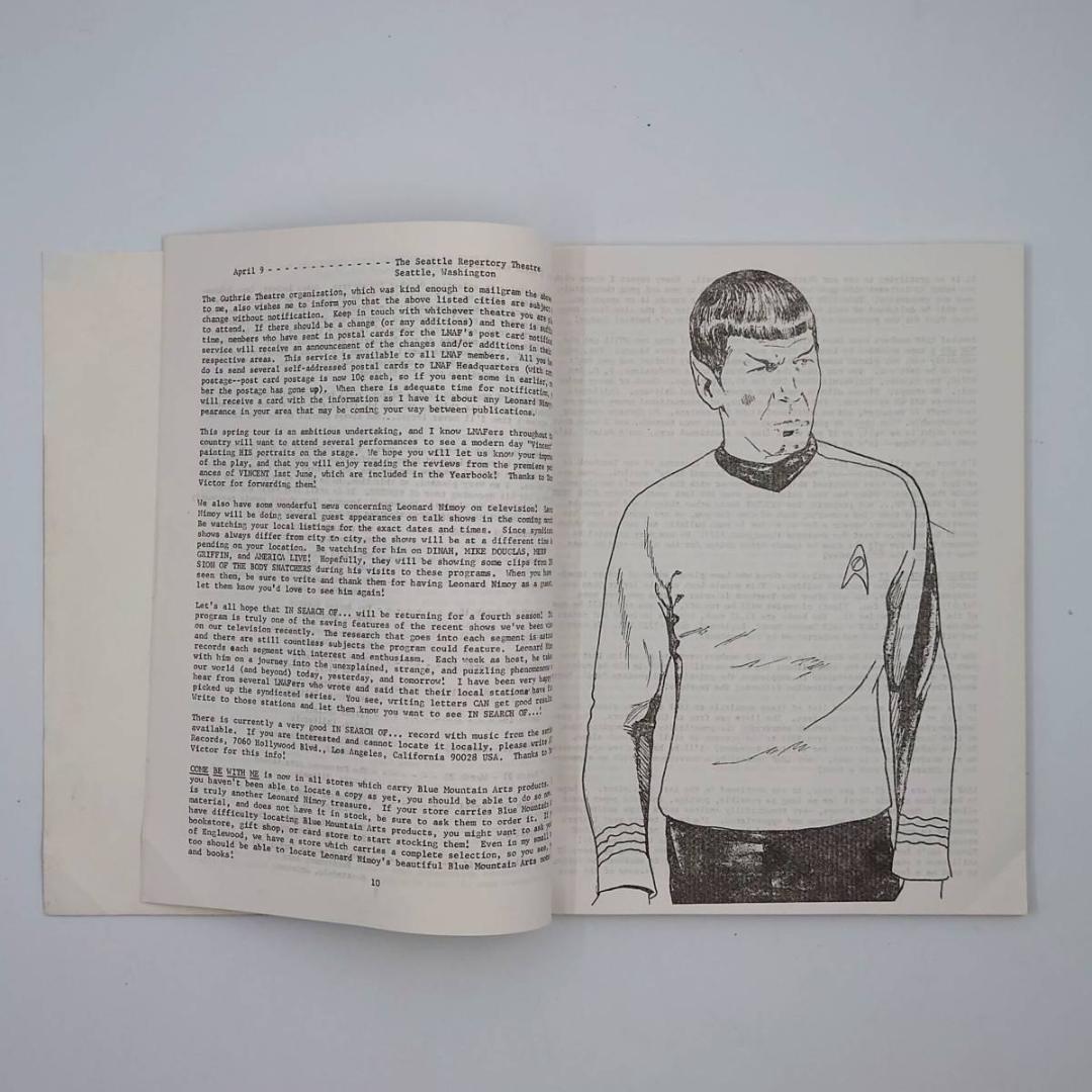 洋書 レナード・ニモイ 同人誌？ ファンブック？ スタートレック