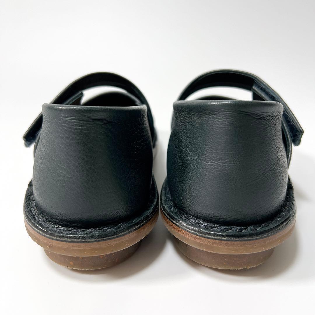 《極美品》トリッペン Ahead ベロクロストラップシューズ ネイビー 36