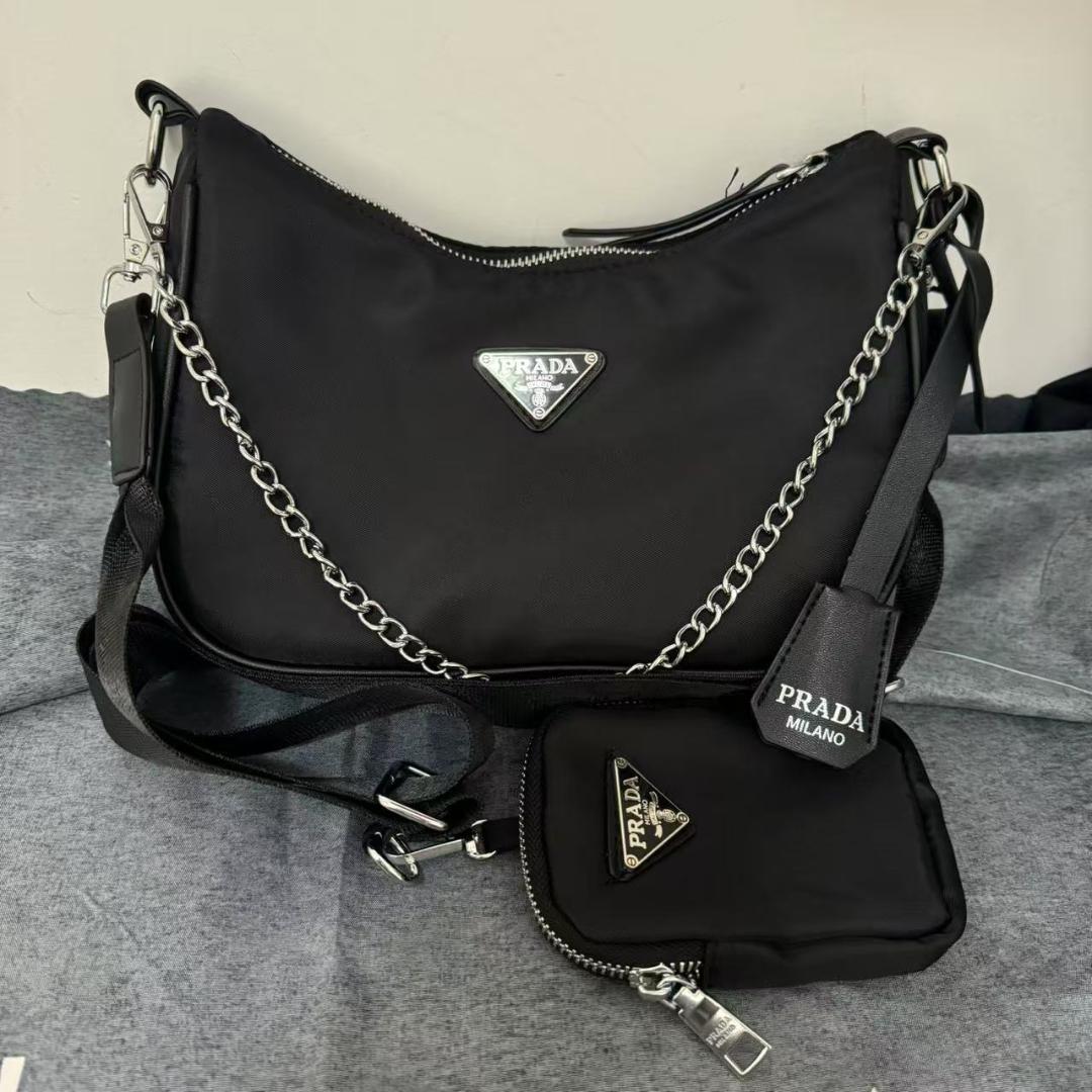 PRADA ブラック ショルダーバッグ@2 Amazon | [Prada] [プラダ] 2WAYバッグ 1BA296 NZV V21 ブラック(F0632