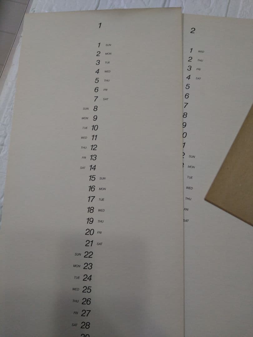 HOMME des GARÇONS アートブック 天本英世 カレンダー