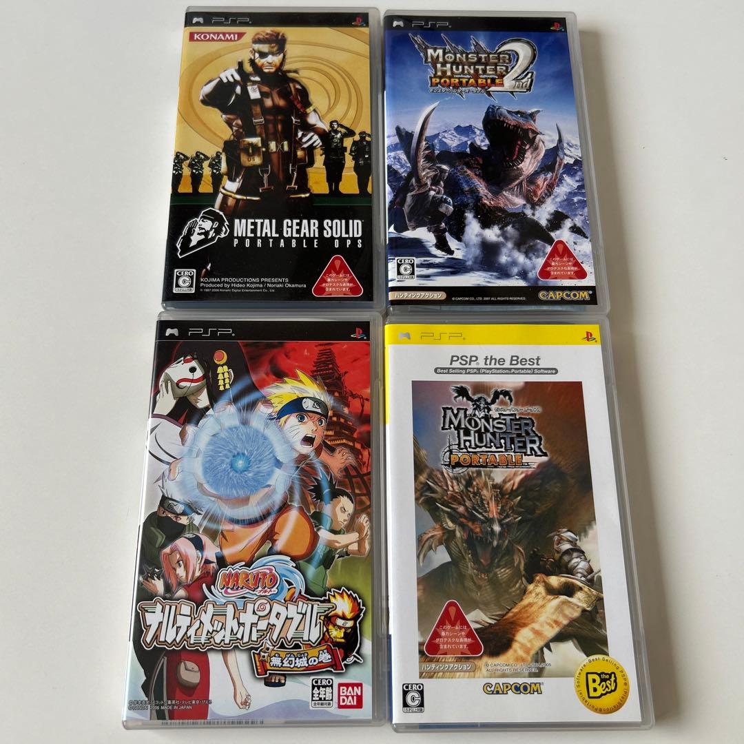 PSPソフトまとめ売り4本 - メルカリ