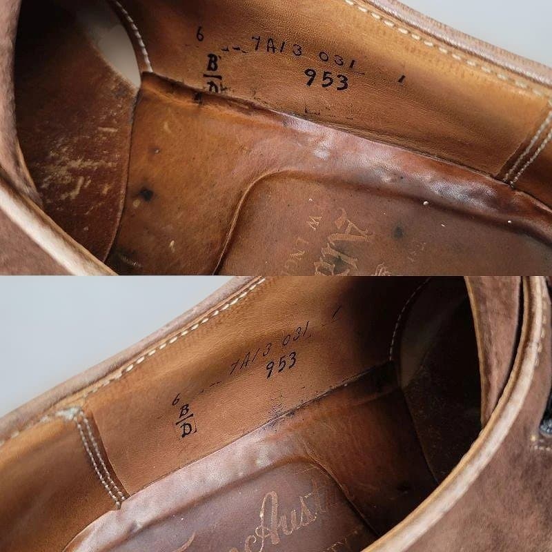 ALDEN モンクストラップ スエード Aberdeen 6B/D 25cm - メルカリ