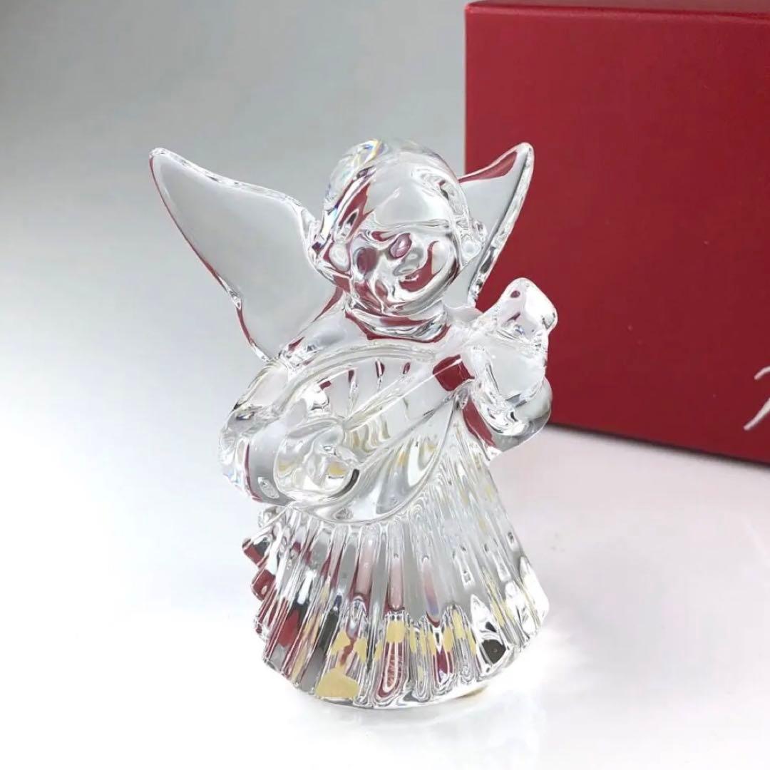 Baccarat 天使のクリスタル　置物 バカラ Baccarat インテリア小物 天使 エンジェル 置物 オブジェ ロゴ