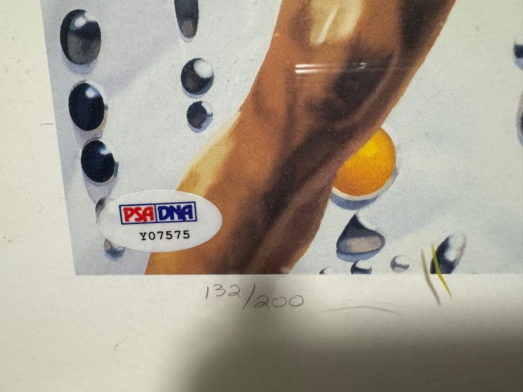 200枚限定 モハメドアリ 直筆サイン リトグラフ 版画 鑑定書付き