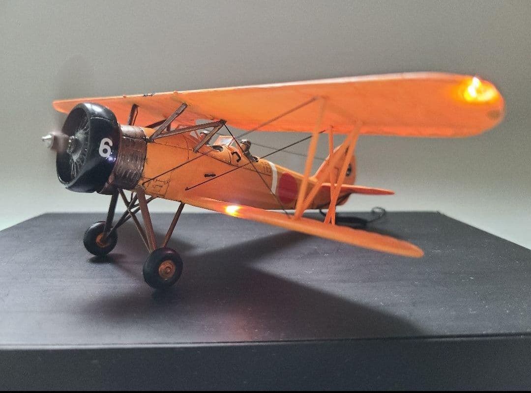 tomoya 九五式中間練習機(赤とんぼ)リアルモーターライズ完成品 tomoya様専用 九五式中間練習機(赤とんぼ)リアルモーターライズ完成品