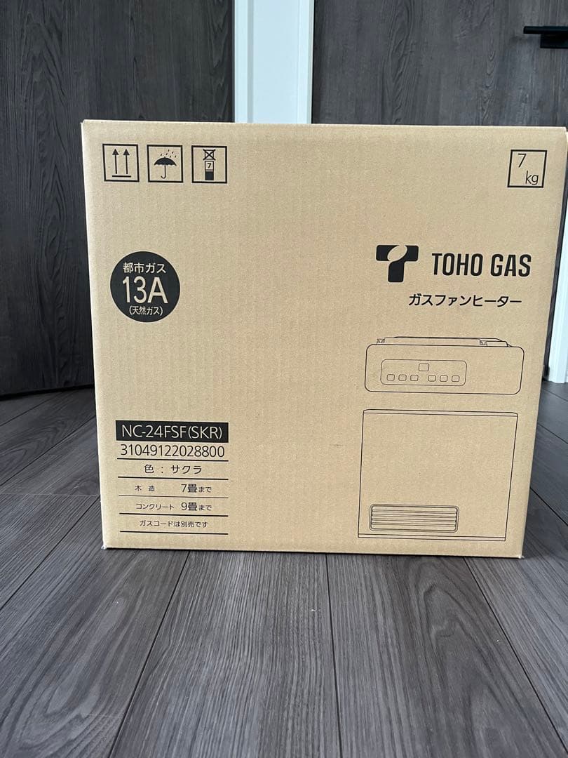 東邦ガス NC-24FSF(SKR) ガスファンヒーター D1001038813 本