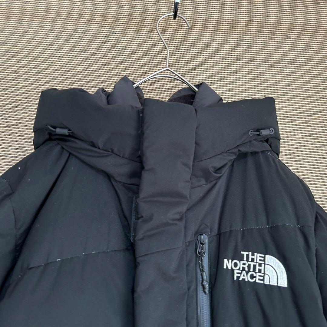 ノースフェイス】ロングダウンコート ベンチコート ブラック S 刺繍黒