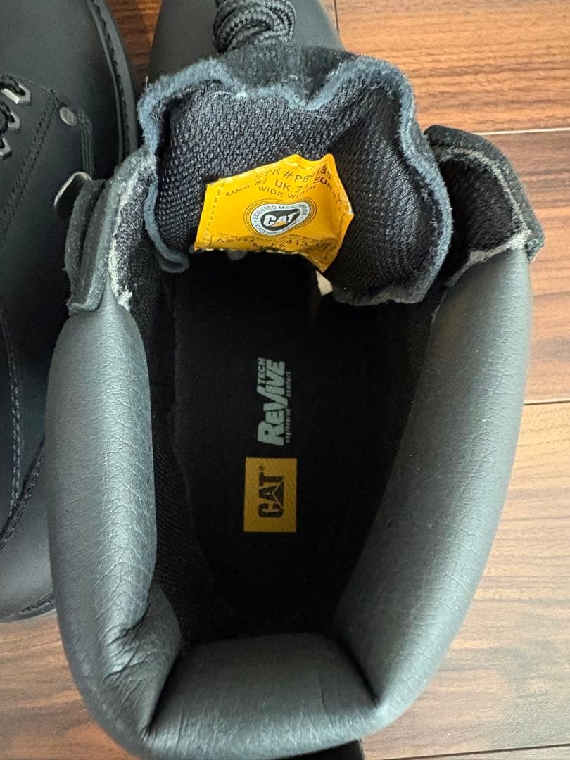 【新品未使用・箱付き】Caterpillar 安全靴 26.5cm 黒 アメリカ