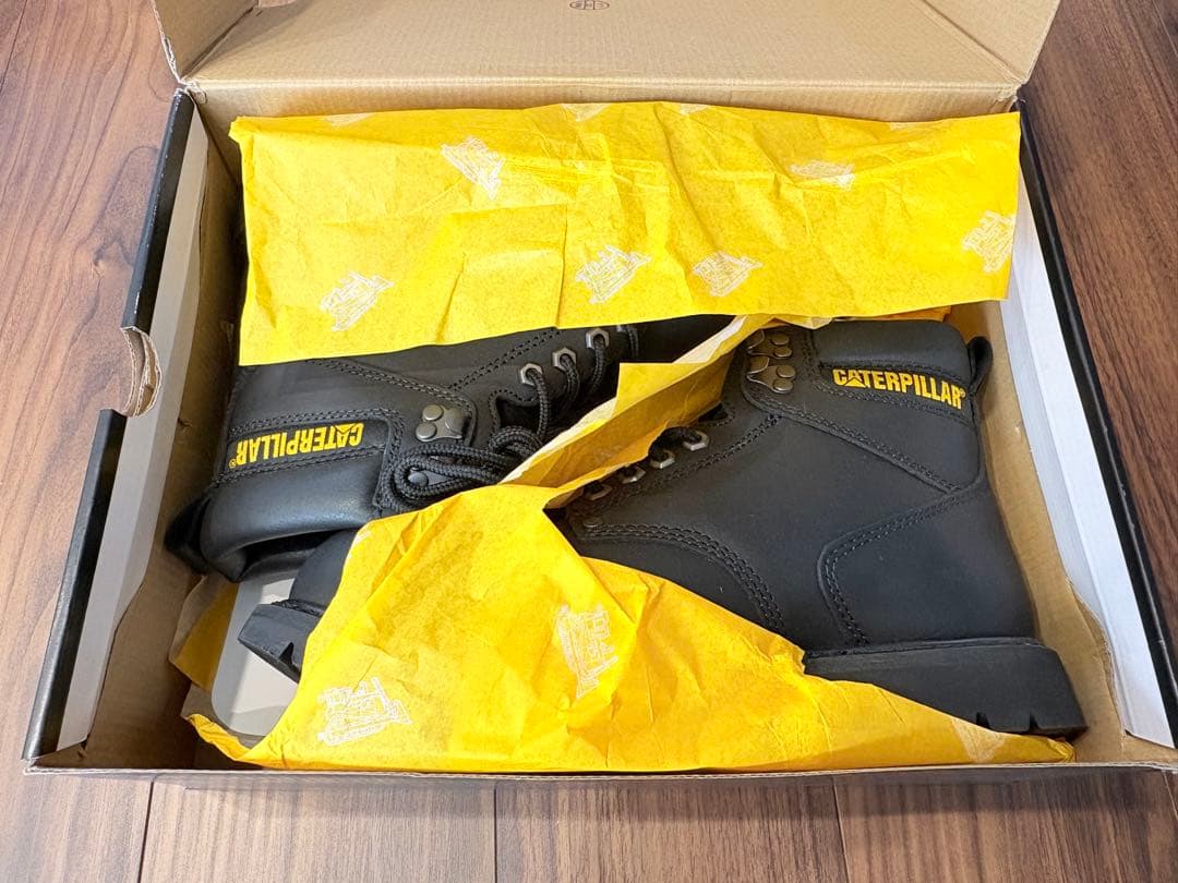 【新品未使用・箱付き】Caterpillar 安全靴 26.5cm 黒 アメリカ