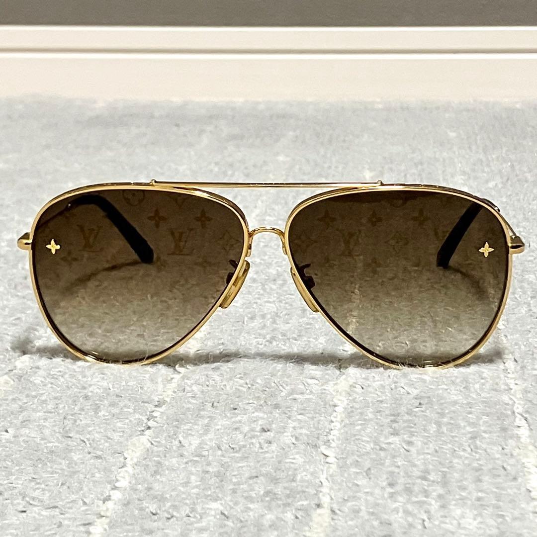 新作完売モデル！ルイヴィトン［サングラス］LVパイロット ダブル