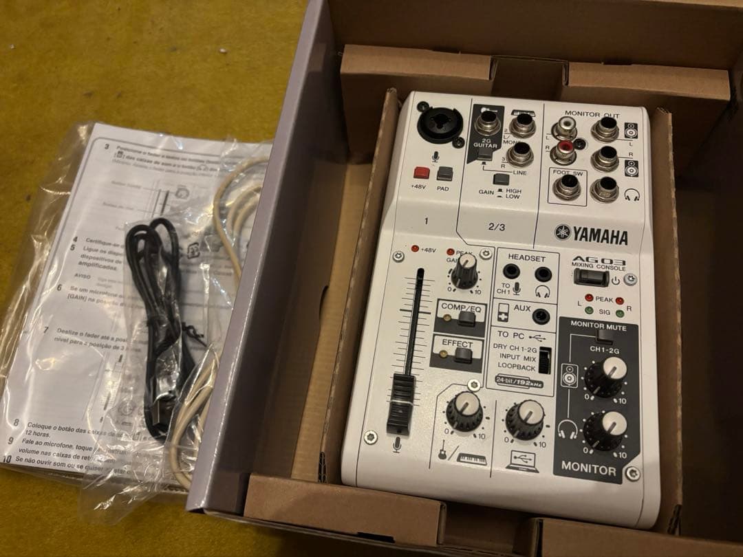 m*a様 オーディオミキサー AG03 クリプトン×ヤマハ コラボ！生放送／配信用ミキサー初音ミク仕様”ミク