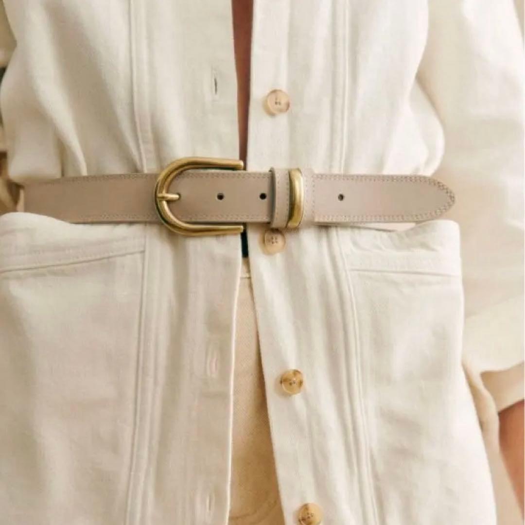 【新品未使用タグ付き】 Sezane レザー ベルト セザンヌ セザンヌ ☆ 本革 レザー ベルト (SEZANE/ベルト) 87107183【BUYMA】