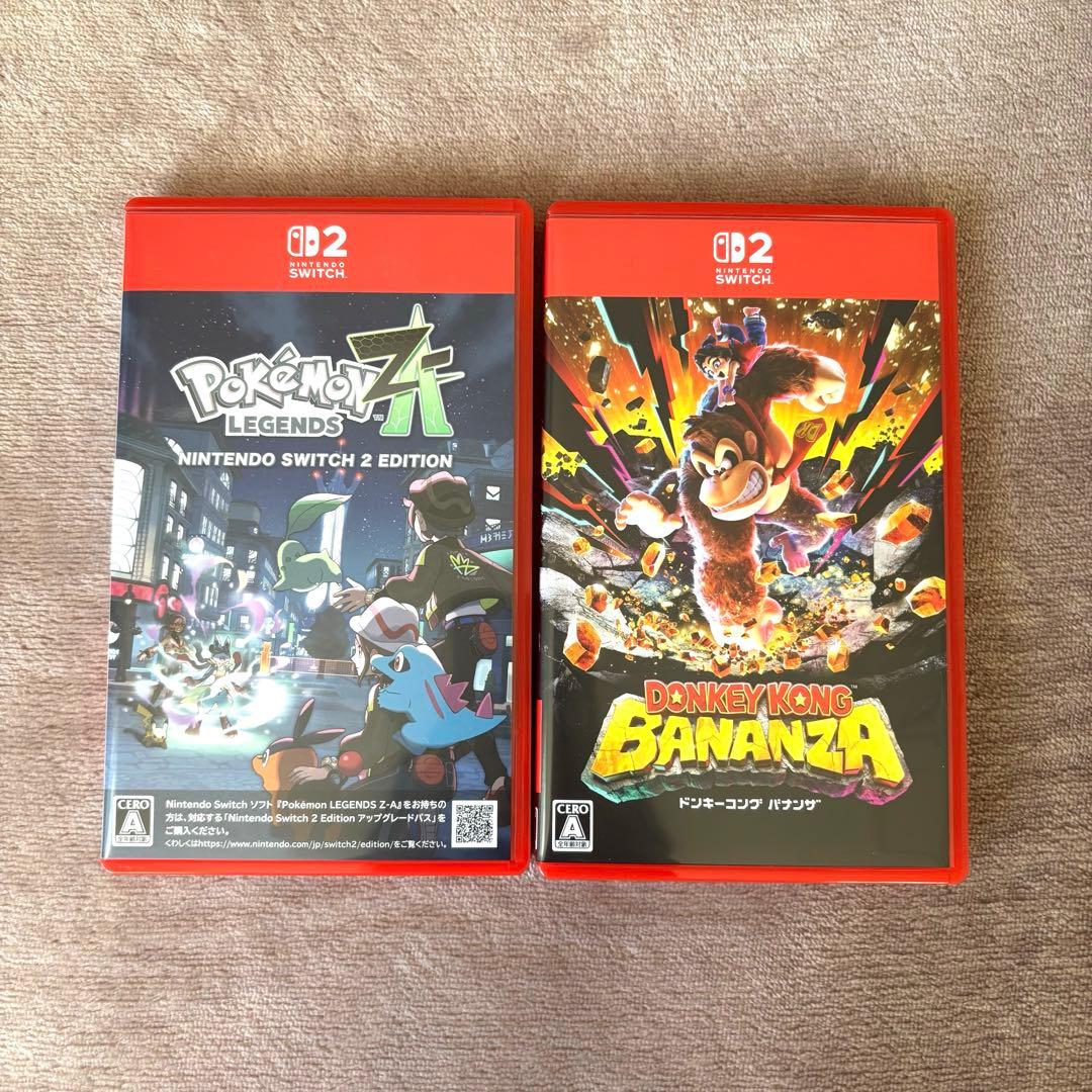 【セット販売】Switch2 ドンキーコングバナンザ ポケモンレジェンズZA Switch2と「Pokémon LEGENDS Z-A」のセット商品，9月5日に抽選販売を