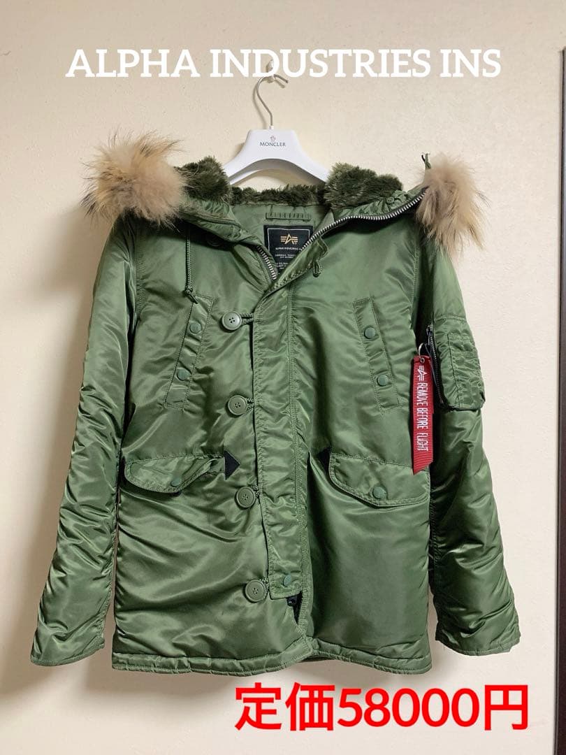 ALPHA INDUSTRIES INS♡ モッズコート アウター アルファ ALPHA INDUSTRIES INC (アルファインダストリーズ) ライナー付き