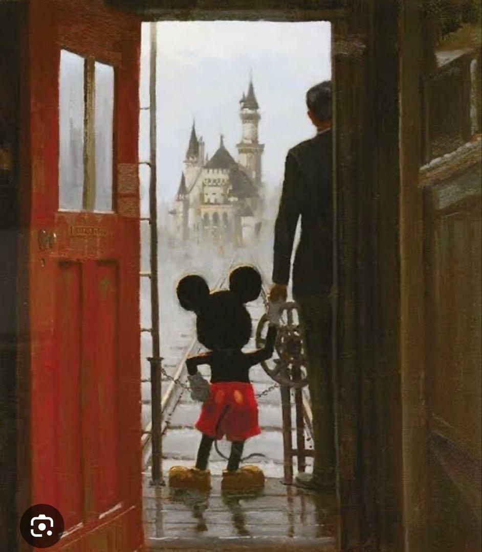 s*n様 【希少・真作】ミッキー＆ウォルト・ディズニー ディズニー公認