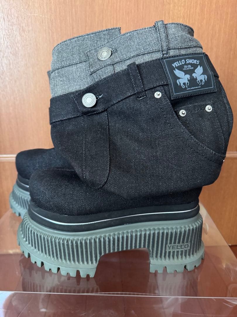 YELLO GIO PLATFORM SHORT BOOTS イエローブーツ M - メルカリ