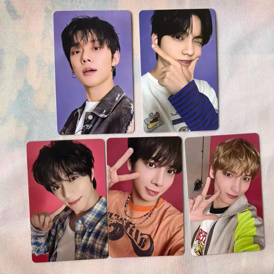 TXT 2025 会報誌 アンケート FC限定 当選 トレカ 5枚 TXT 2025 会報誌 アンケート 当選 FC特典 トレカ 5枚 TXT 2025