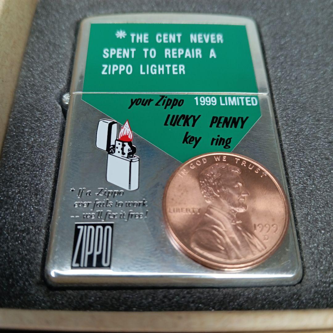 ジッポ Lucky Penny ラッキーペニー 1999年製造コイン使用特別限定