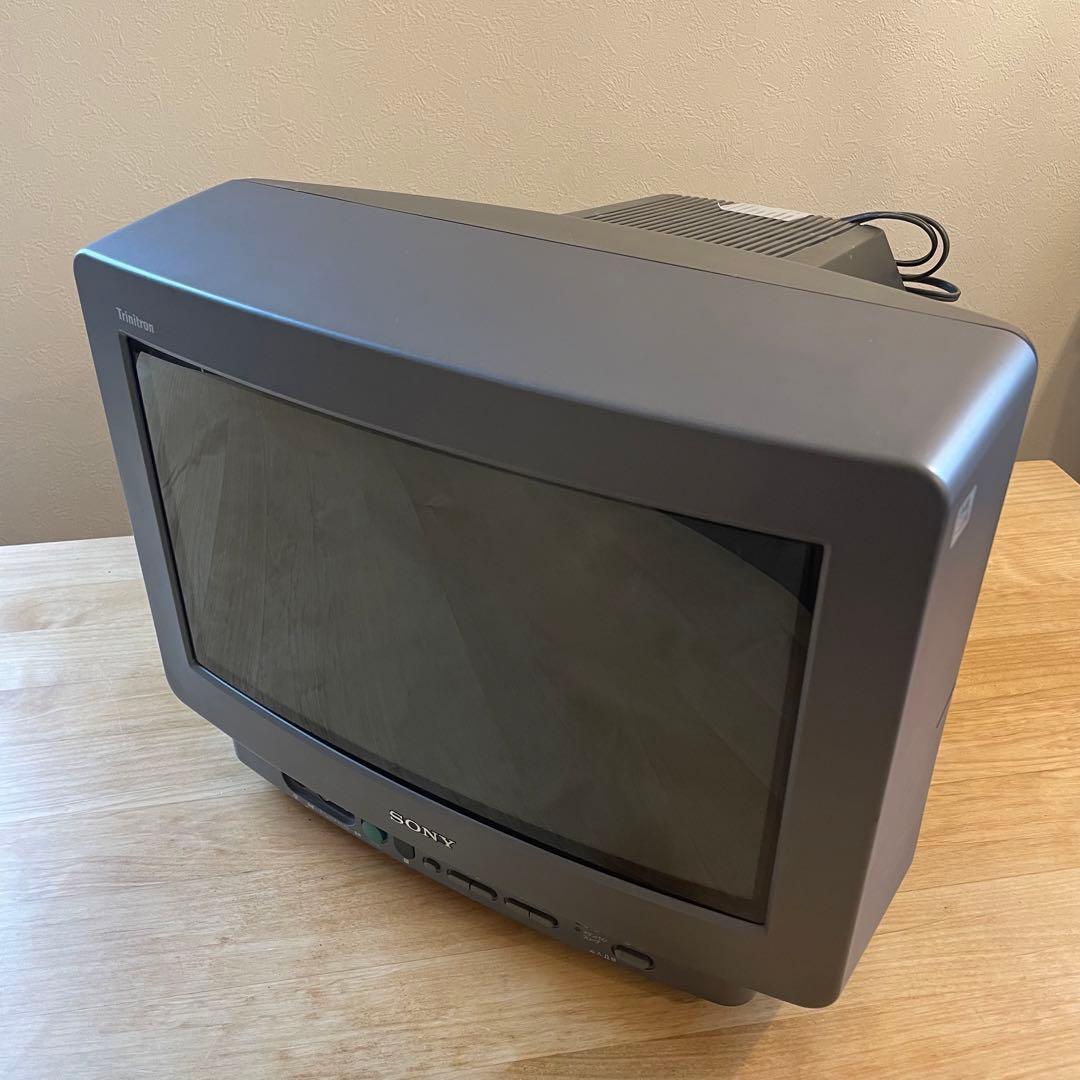 SONY 14型 トリニトロン ブラウン管テレビ KV-16GW グレー - メルカリ