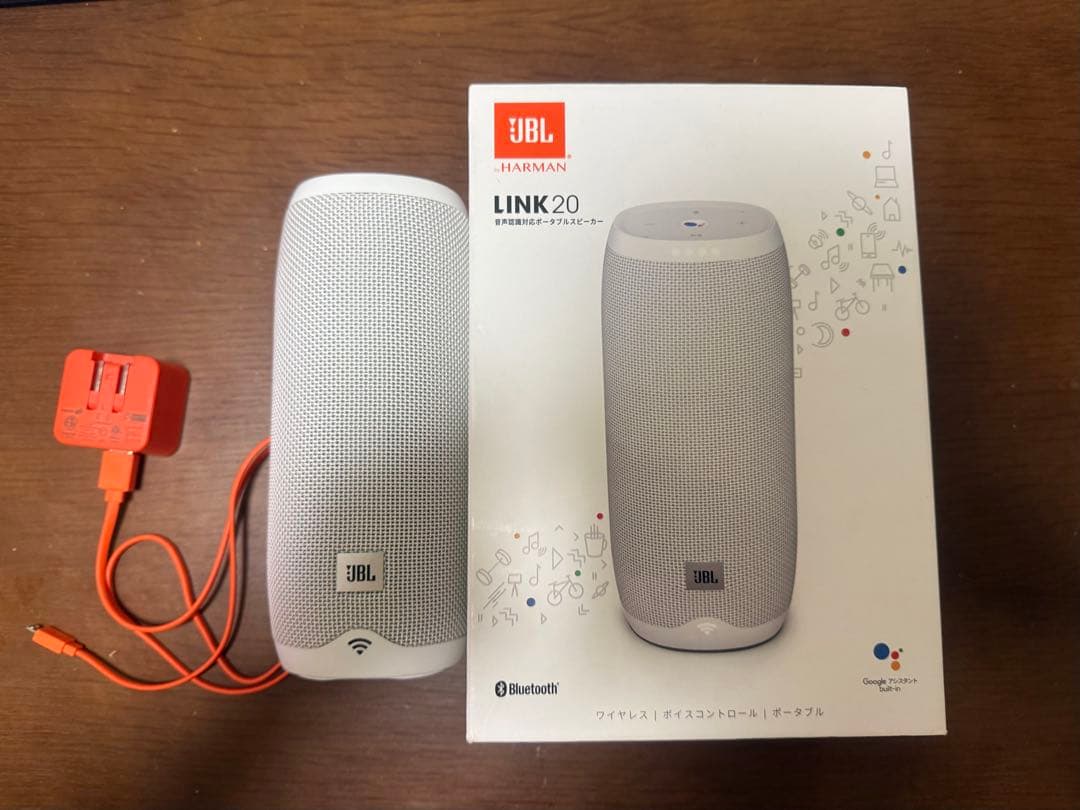 JBL LINK 20 ホワイト スマートスピーカー Googleアシスタント - メルカリ