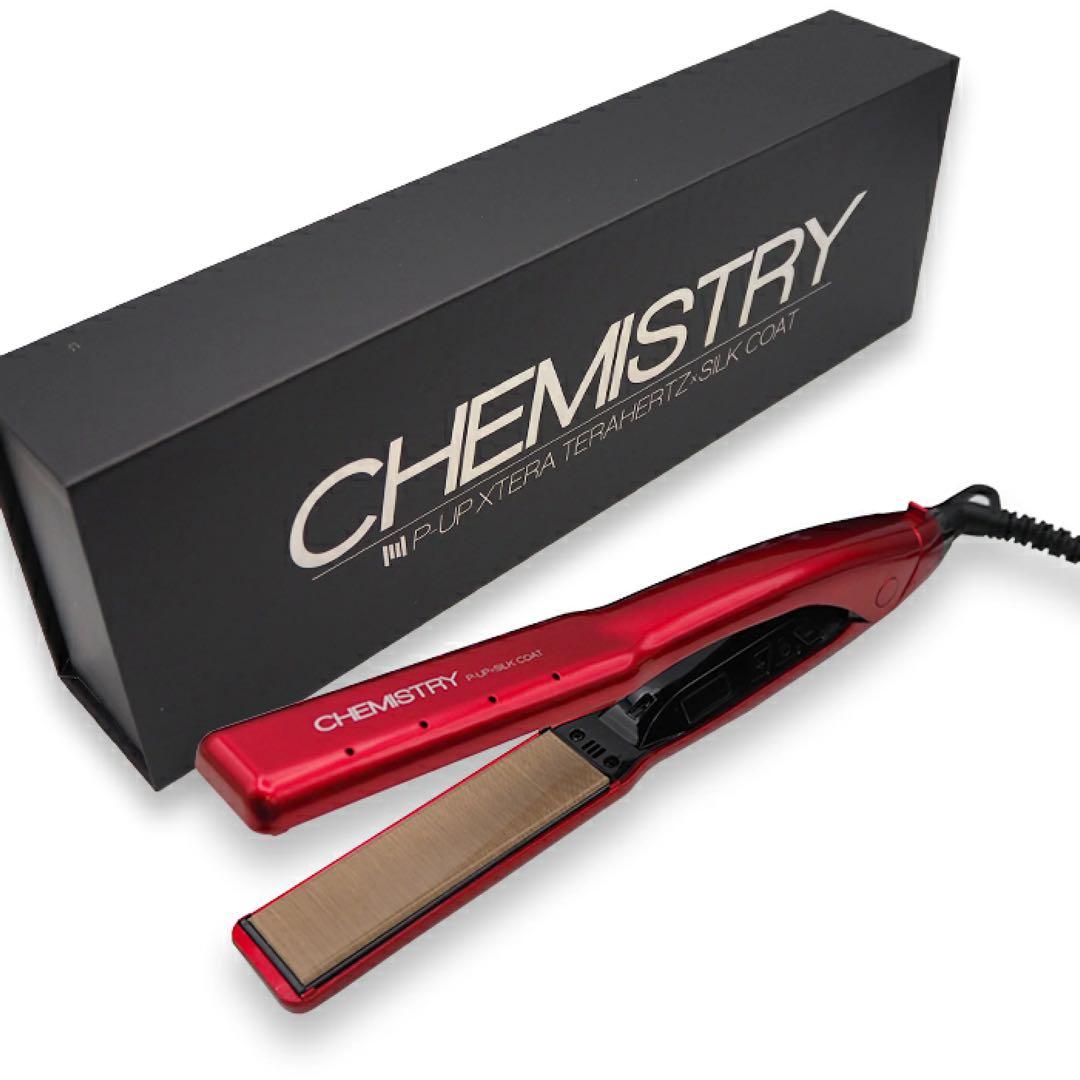 ケミストリーアイロン（レッド） P-UPXTERAケミストリーテラヘルツXシルクコートレッド – DD